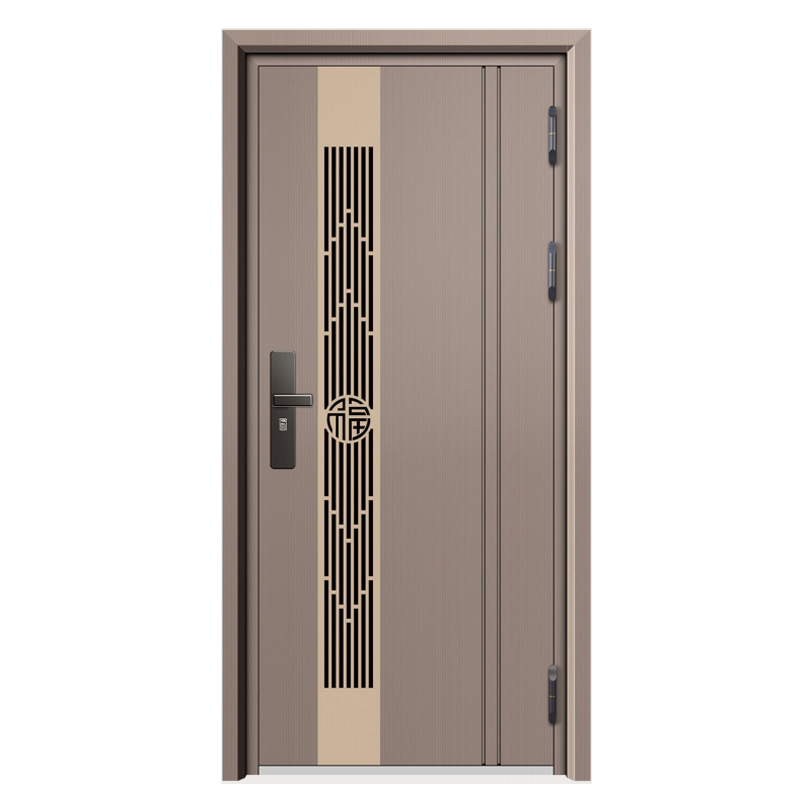 Champagne Gold Wind Resistance Burglar Proof Front Door