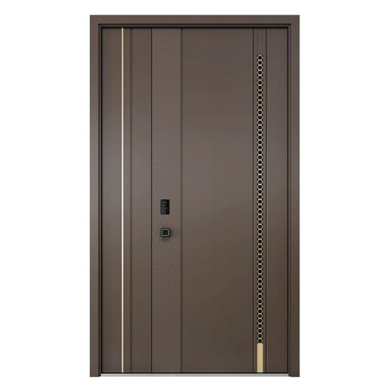 Customizable Copper Gold Residential Steel Front Entry Doors