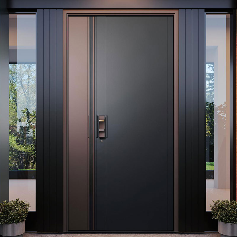 High-Security Steel Grey External Doors