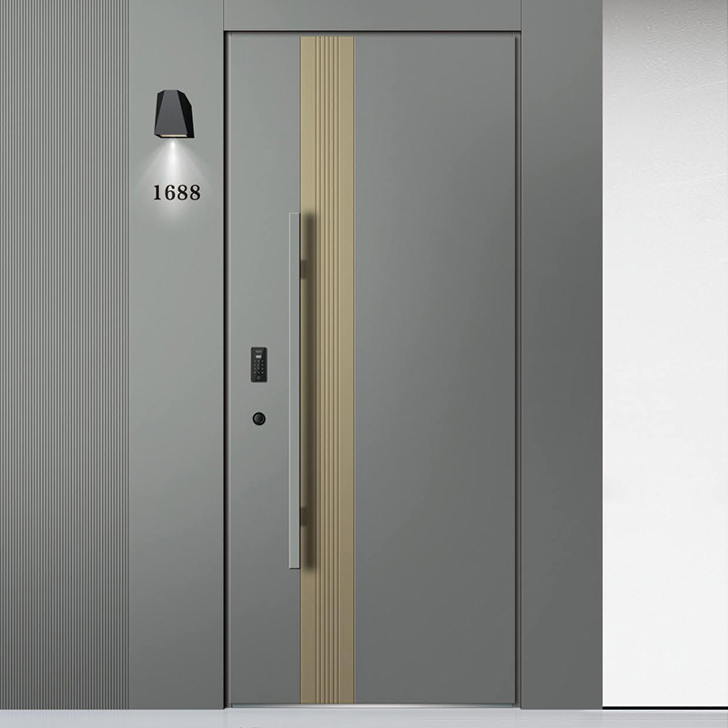 Armored Structure Light Luxury Security Doors