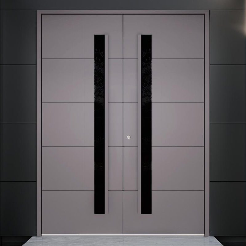 Quiet System Armored Aluminium Entrance Doors