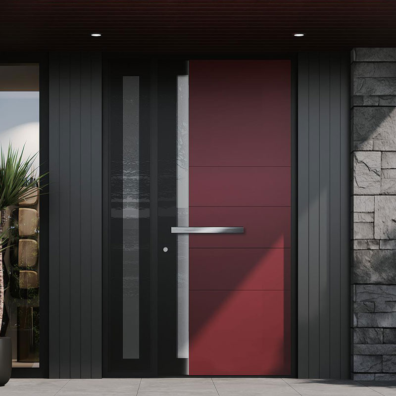 Custom High Strength Residential Aluminum Entry Doors